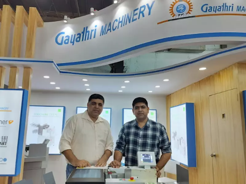Pamex 2024: Gayathri Machinery pulls crowd with dual-station perforating and creasing machine